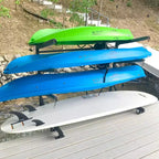 Chesapeake Kayak Storage Dock Rack – Portabarche a 4 Livelli Regolabile per Pontile