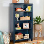 Taiga 4-Shelf Bookcase 137.2 cm – Wooden Storage Unit for Bedroom or Playroom