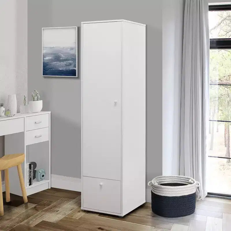 Armadio Corry – Armadio compatto moderno bianco