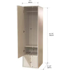 Armadio Corry – Armadio compatto moderno bianco
