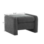 Pouf letto e soggiorno oversize in velluto ciniglia