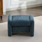 Pouf letto e soggiorno oversize in velluto ciniglia