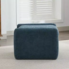 Pouf letto e soggiorno oversize in velluto ciniglia