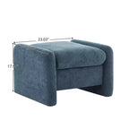 Pouf letto e soggiorno oversize in velluto ciniglia