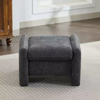Pouf letto e soggiorno oversize in velluto ciniglia