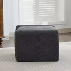 Pouf letto e soggiorno oversize in velluto ciniglia