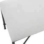 Panca piccola Avenham 61,0 cm in tessuto bianco – Accento moderno contemporaneo