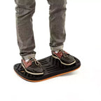 Tappetino antifatica in legno oscillante per equilibrio – Accessorio da scrivania per lavorare in piedi