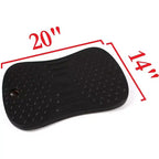 Tappetino antifatica in legno oscillante per equilibrio – Accessorio da scrivania per lavorare in piedi