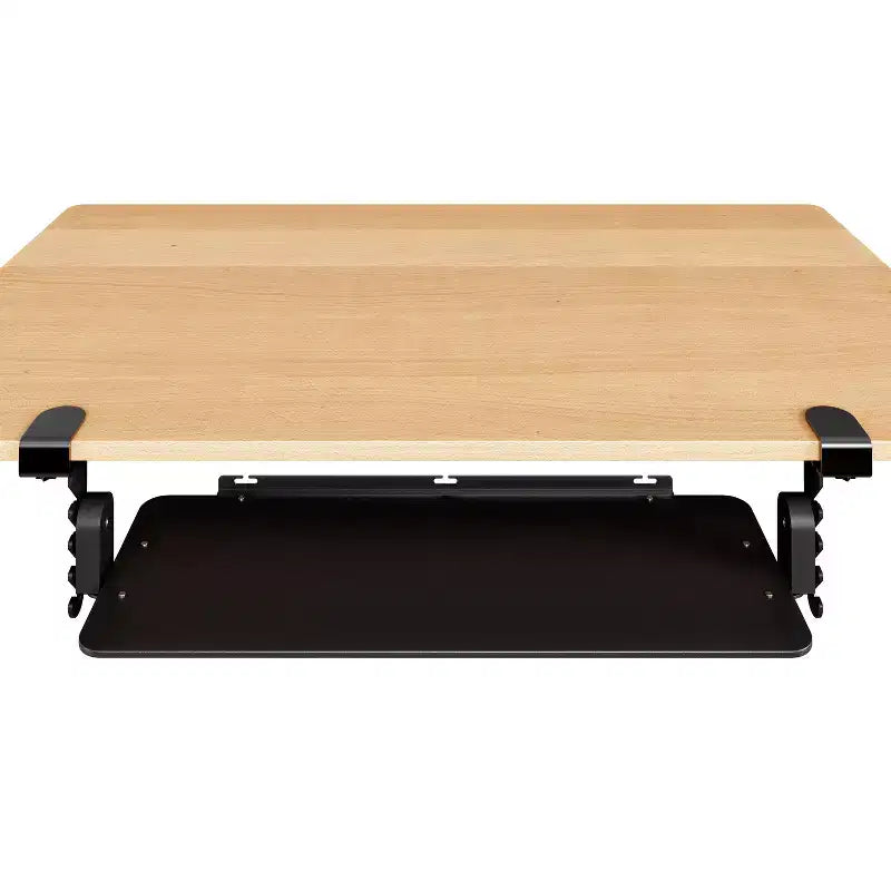 Vassoio ergonomico estraibile da tastiera sotto la scrivania KT4 con morsetto – Nero