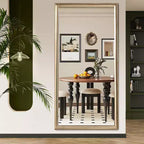 Circa 80,0 × 180,0 cm Specchio da Terra a Figura Intera con Cornice Resistente