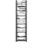 Refrigerant Tank Rack for 6 Bottles – Carbon Steel Cylinder Storage 32.5 × 33.0 × 119.7 cm