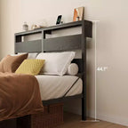 Struttura letto per materasso di circa 97 × 191 cm con luci LED, stazione di ricarica e testiera alta
