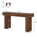 Tavolo Consolle Rustico in Legno Stile Country da 160,0 cm – Tavolo d'Ingresso/Accento