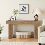 Tavolo Consolle Rustico in Legno Stile Country da 160,0 cm – Tavolo d'Ingresso/Accento