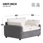 Poltrona singola in ciniglia oversize con seduta profonda e cuscini decorativi