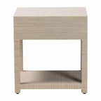 Comodino Nata Bohemian Woven in Erba Naturale con 1 Cassetto